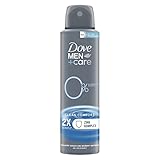 Dove Men+Care advanced 0% Deo-Spray Clean Comfort mit Zink-Komplex und 2-fach Schutz ohne Aluminiumsalze 150 ml