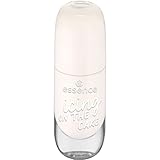 essence gel nail colour, Nagellack, Nr. 03, Weiss, langanhaltend, Expressergebnis, schnelltrocknend, natürlich, acetonfrei, vegan, ohne Mikroplastikpartikel, ohne Konservierungsstoffe, 1er Pack (8ml)