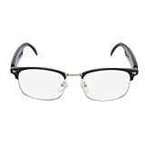 Annadue Intelligente Brille mit KI -Übersetzung, Echtzeit -Übersetzung Smart Brille für Männer Frau, Stilvolle Multifunktionale Brille mit BT, Unterstützt 150 Sprachen