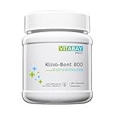 Vitabay Klino-Bent 800 • 480 Kapseln • Zeolith/Bentonit • Tribomechanisch mikronisiert und aktiviert • Pharmaqualität
