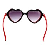 TOVINANNA 1Paar Süße Herzform Sonnenbrille für UV Schutz Brille für Jungen und Mädchen Geeignet für Jahre für Outdoor Aktivitäten und Sport Langlebig und