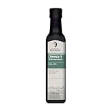 Dr. Budwig Omega-3 DHA + EPA Öl Pur (250 ml), Pflanzenöl-Mischung aus kaltgepresstem Leinöl, Algenöl und Nachtkerzen-Öl, reich an ungesättigten Fettsäuren, mit kräftigem Geschmack, vegan