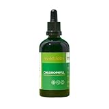 Chlorophyll Tropfen - Natürliches Chlorophyllin aus Alfalfa - Hochdosiert mit 200 mg pro Tagesdosis - Leicht dosierbar mit Pipette - Nur 3 Zutaten (3er Pack)