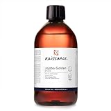 Naissance Jojobaöl Gold (Nr. 233) - 450ml - Kaltgepresst - für Haare, Haut, Gesicht, Massage, Kosmetik