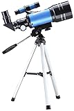 Professionelles Astronomisches Teleskop mit Stativ und Telefonadapter - Ultra HD Betrachtung für Mond und Vogelbeobachtung, perfekt für Erwachsene und Anfänger