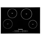 Russell Hobbs 77cm Induktionskochfeld mit 4 Kochzonen, Schieber-Touch-Steuerung, 99-Minuten-Timer, Boost-Funktion, 9-stufige Leistungsstufen, 7000W Leistung und automatischer Sicherheitsausschalter in