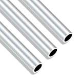 iMeistek 6063 Aluminium-Rundrohre, 16 mm Außendurchmesser, 13 mm Innendurchmesser, 300 mm Länge, 1,5 mm Wand, nahtlos, gerade, Aluminiumrohr (3 Stück)