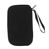 BESTYASH Aufbewahrungstasche für Blutzuckermessgeräte Tasche für Glukosemessgerät Diabetiker-Versorgungstasche Organisator für Glukosemessgeräte Diabetikerbedarf Eva Black