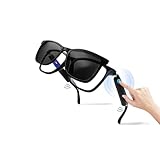 Intelligente Audio Sonnenbrille für Herren Damen mit Mikrofon Lautsprecher Sonnenbrillen Clip für Brille Polarisierten Brillengläsern mit Kopfhörer Wireless Bluetooth Smart Sun Glasses Lautsprecher