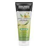 John Frieda Deep Cleanse & Repair Shampoo - Inhalt: 250 ml - Pflege & sofortige Regeneration - Mit nährender Avocado