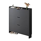 Schuhregal, Organizer, Flip-Flop, Schuhregal, einfach, Haushalt, klein, schmal, Tür, Innenbereich, stilvoll, Schlafzimmer, Staubaufbewahrung, Schuhschrank, Schuhregal (Farbe: 5) (1)