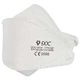 DOC-NFW Half Filtering Mask Individually Packed 25pcs, 25X NFW-FFP2 MASKEN, Weiß, 25X NFW-FFP2 MASKEN