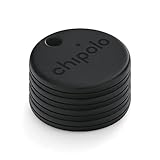 Chipolo ONE Spot (2021) - 4er Pack - Schlüsselfinder, Bluetooth Tracker - Funktioniert mit der Apple Wo ist? App (nur für iOS) (Beinahe Schwarz)