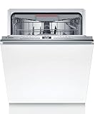 Bosch SMV4ECX24E Serie 4, Smarter Geschirrspüler Vollintegriert, 60cm, Spülmaschine Made in Germany, Besteckschublade, besonders leise, bessere Trocknungsleistung mit EfficientDry, Rackmatic, AquaStop