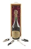 Ivernel Champagne (1990's bottling) in einer Geschenkbox, da zu 4 Weinaccessoires, 1 x 750ml