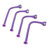 Weinglasregal - Weinglas Geschirrspülerhalter - Silikon -Tether -Rack | 4x Protektorgurt für -Tasse Waschanizer Küchenschrank Sicherheitssparung sicher