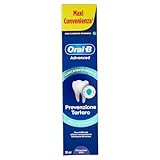 Oral-B Advanced Zahnpasta, Zahnstein-Prävention mit aktiven Mikrogranulaten, extra Frische, 125 ml