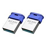 KEXIN USB Stick Mini 64GB 2 Stück, USB Stick 64GB 3.0 Klein Mini, Speicherstick 64GB USB Flash-Laufwerk (Blau)
