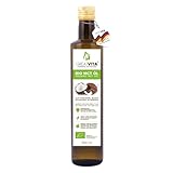 GreatVita Bio MCT Öl auf Kokosölbasis 500 ml | 60% Caprylsäure (C8) & 40% Caprinsäure (C10) Fettsäuren | 100% reines MCT Oil geschmacksneutral - Zuckerfrei, GVO-frei