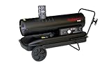 ELMAG Öl/Diesel-Heizkanone mit Kaminabzug TURBOHEAT ODK 22 | Leistung 20 kW | 38l Tank | Luftvolumenstrom 750m³/h | Heißluftgenerator | Ölheizgebläse