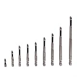 Zeroupshop 9-teiliges Kreuzschlitz-Schraubendreher-Set, magnetische Bits aus legiertem Stahl, verlängerte Länge, Sammlung von 25 mm bis 150 mm, Werkstattwerkzeuge
