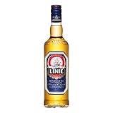 LINIE Aquavit Original - Fassgelagerter Aquavit aus Norwegen - der Klassiker Unter den Premium-Aquaviten | Kümmel Schnaps mit Noten von Vanille, Holz, Sherry und Zitrusfrüchten | Vol. 41,5% (Original, 0,7l)