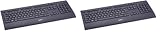 Logitech K280e Pro Kabelgebundene Business Tastatur für Windows, Linux und Chrome, USB-Anschluss, Handballenauflage, Spritzwassergeschützt, PC/Laptop, Schweizer QWERTZ-Layout - Schwarz, estándar