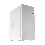 Tacens ORUMX500, Micro-ATX Mini-Tower Slim Gehäuse + SFX 500W Netzteil, Ultra Kompakt, Stahlrahmen, 80mm Lüfter, Weiß