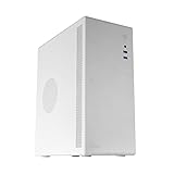 Tacens ORUMX, Micro-ATX Mini-Tower Slim Gehäuse, Ultra Kompaktes, Stahlrahmen, 80mm Lüfter, Weiß