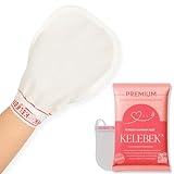 Kelebek Türkisches Hammam-Handschuh, Weiß