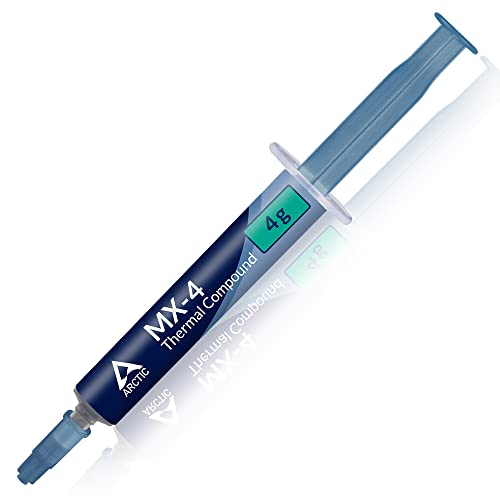 ARCTIC MX-4 (4 Gramm) - Qualitäts-Wärmeleitpaste für alle Cpu-Kühler, extrem hohe Wärmeleitfähigkeit, niedriger thermischer Widerstand, sichere Anwendung