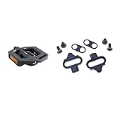 SHIMANO Unisex Click`r Pd-t421 Pedal Trekking, Schwarz, Einheitsgröße & Unisex Sm-sh51 Schuhplatten, Schwarz,Einheitsgröße EU