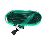 Sosoport Sprühschlauch Flexibler Gartenschlauch Schlauch Mit Löchern Flachschlauchsprinkler Gartenversorgung Bewässerungsrohr Für Landwirtschaftliche Pflanzen Bewässerungsschlauch Pvc Green