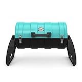 Holzkohlegrill Picknickgrill/Kohlegrill Outdoor tragbares Grillhaus for mehr als 5 Personen Holzkohlegrill Wild Barbecue Tools BBQ Grill Holzkohlegrill (Color : Blauw)