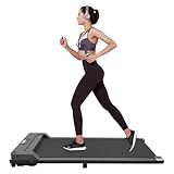 Under Desk Treadmill Walking Pad, kleines tragbares Laufband für Büro & Zuhause, Kleines Kompaktes Laufband, Laufband Heimfitness Unter-Tisch mit LED-Anzeige