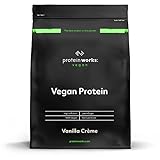 Protein Works- Vegan Protein Pulver- 25g pflanzliches Protein- Veganes Proteinpulver- Vegan Eiweißpulver- 33 Servings- Vanillecreme- 1kg