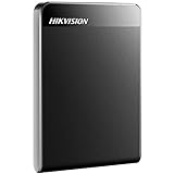 Hikvision Externe Festplatte 1TB, 2,5 Zoll USB 3.0 Ultradünn Tragbar SATA, Festplattenspeicher für PC, Mac, Laptop, TV, Cellphone, Wii U, Xbox, PS4 (Schwarz) HD-E30