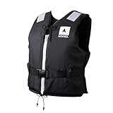NOARD Schwimmhilfe – Black Edition – 50-70 kg – Schwimmweste für Erwachsene geeignet – 50N Auftrieb – inkl. Solas Reflektoren