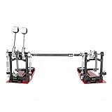 Fame Doppelpedal DFP9001, Double Bass, Double Kick Pedal, Drum Hardware, Filz Beater, einstellbare Federspannung