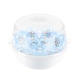 Mikrowellenreiniger Für Babyflaschen, Babyflasche Mikrowellenreiniger | Mikrowellendampfreiniger Für Babyflaschen | Hochtemperaturbeständiger Schnuller Des Stilldampfers Für Becher Stillhalterstillung