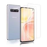 Carantee Schutzfolie für Panzerglas für Samsung Galaxy S10 Schutzglas, 2+2 Stück 9H Panzerglasfolie+Kameraschutz, HD klar Hohe Empfindlichkeit Displayschutzfolie für Samsung S10 Panzer Schutz Glas