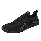 Generisch Wanderschuhe Damen Herren Wasserschuhe Schnell Trocknende Strandschuhe Leichtgewichts BarfußSchuhe rutschfeste Trekkingschuhe Wasserdicht Aquaschuhe Atmungsaktive Mesh Lace Up Joggingschuhe