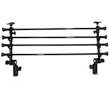 Speedwellstar Hundeschutzgitter für Auto, universal, Ex starke Befestigungen, Reisen, Metallstangen, Haustier-Sicherheitsbarriere, verstellbar, robuste Kopfstütze