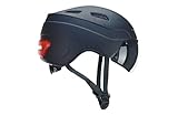 Prophete SMART Fahrradhelm für Erwachsene & Jugendliche, Inmold Technologie, Bluetooth, Full-HD Kamera, Freisprech-System, Navigation & Musiksteuerung, Schwarz, Größe L (54-61 cm)