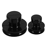 Toyvian 2 Stück Singing Bowl Saugnapf Teilig Gummi Halter Klangschale Hebegriff für Meditation Entspannung Sauger Zubehör