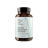 get your wellbeing by BIOGENA - Osteo Knochen-Komplex mit natürl. Calcium aus Sango-Meereskorallen – Mit Magnesium-Blend, Vitamin D3, K2 & C - 60 Kapseln - Supplements vegan & konservierungsstofffrei