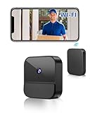 BETTERMO Video Türklingel mit Kamera Kabellos 1080P WLAN Videotürklingel Sicherheitskamera mit Eingebautem Akku 2.4GWifi Video Doorbell Nachtsicht/2-Wege-Audio/Unterstützt SD&Cloud-Speicher mit Chime