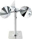 Taubenabwehr, Vogelabwehr Windspiel Specht Abwehr, 360° Reflexion Vogelschreck Balkon, Specht Abwehr mit Aluminium-Basis, Vogelschreck Vogelabwehr, Vogelabwehr Dachbalken, Specht Abwehr Fassade