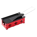 Raclette Grill, Non -Stick -Käse -Schmelze mit Silikonspatel, Raclette -Käse -Meldung mit Klappgriff, tragbares Backblech für Küchengrill -Werkzeugküche