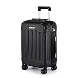 TAN.TOMI Koffer Hartschalenkoffer, Koffer Handgepäck Trolley Koffer Handgepäck, Reisekoffer mit Rollen, Koffer mit 3-Stelliges Codeschloss, Zahlenschloss Teleskopgriff, Suitcase für Reisen Geschäft